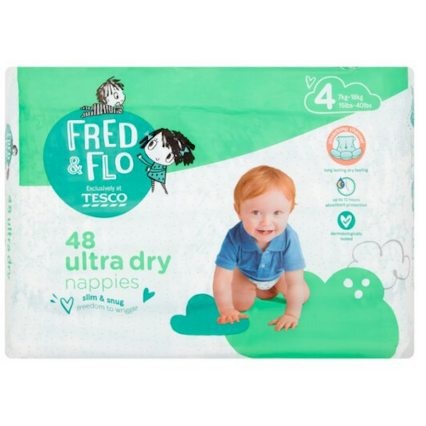 Fred u0026amp; Flo Ultra Dry Nappies 