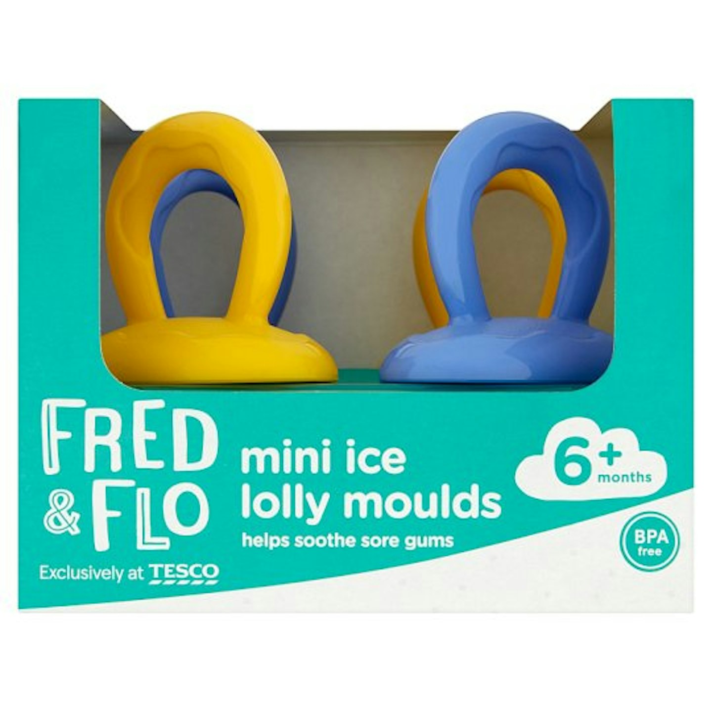Fred and Flo Ice Lolly Moulds 4 Pack