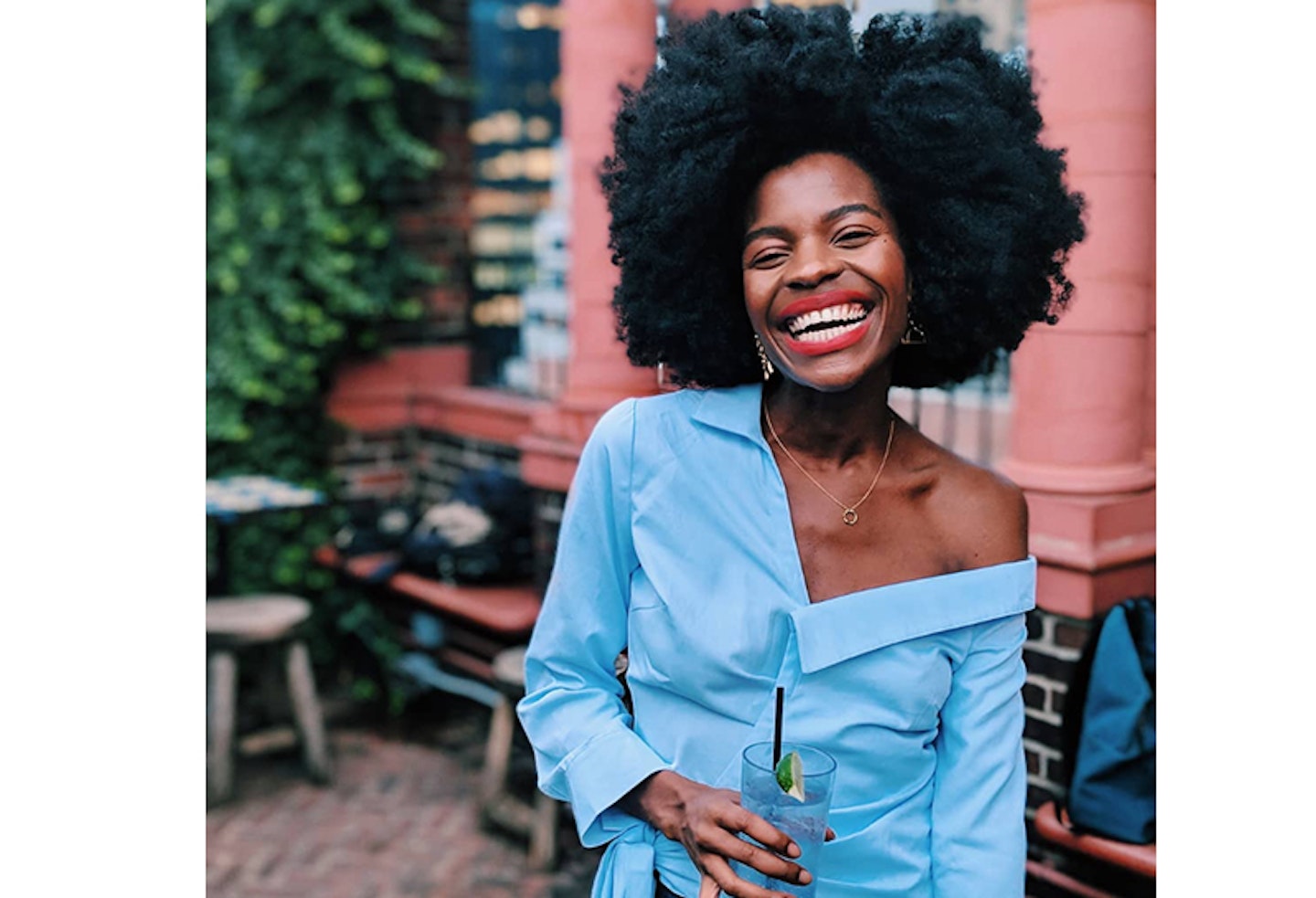 Women with afro