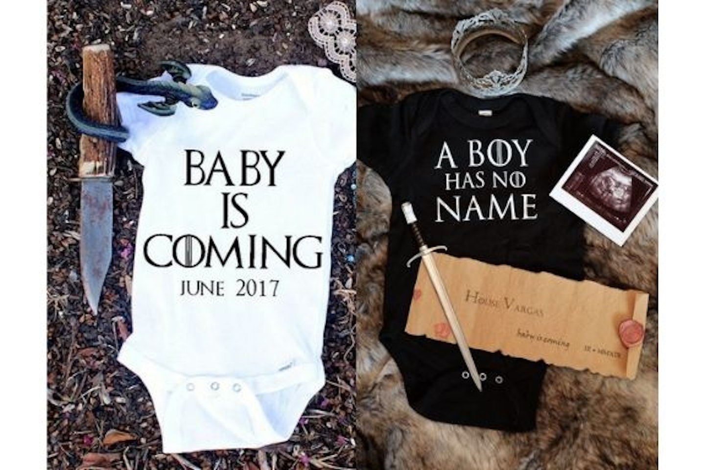 game of thrones pregnancy announcement  baby grows