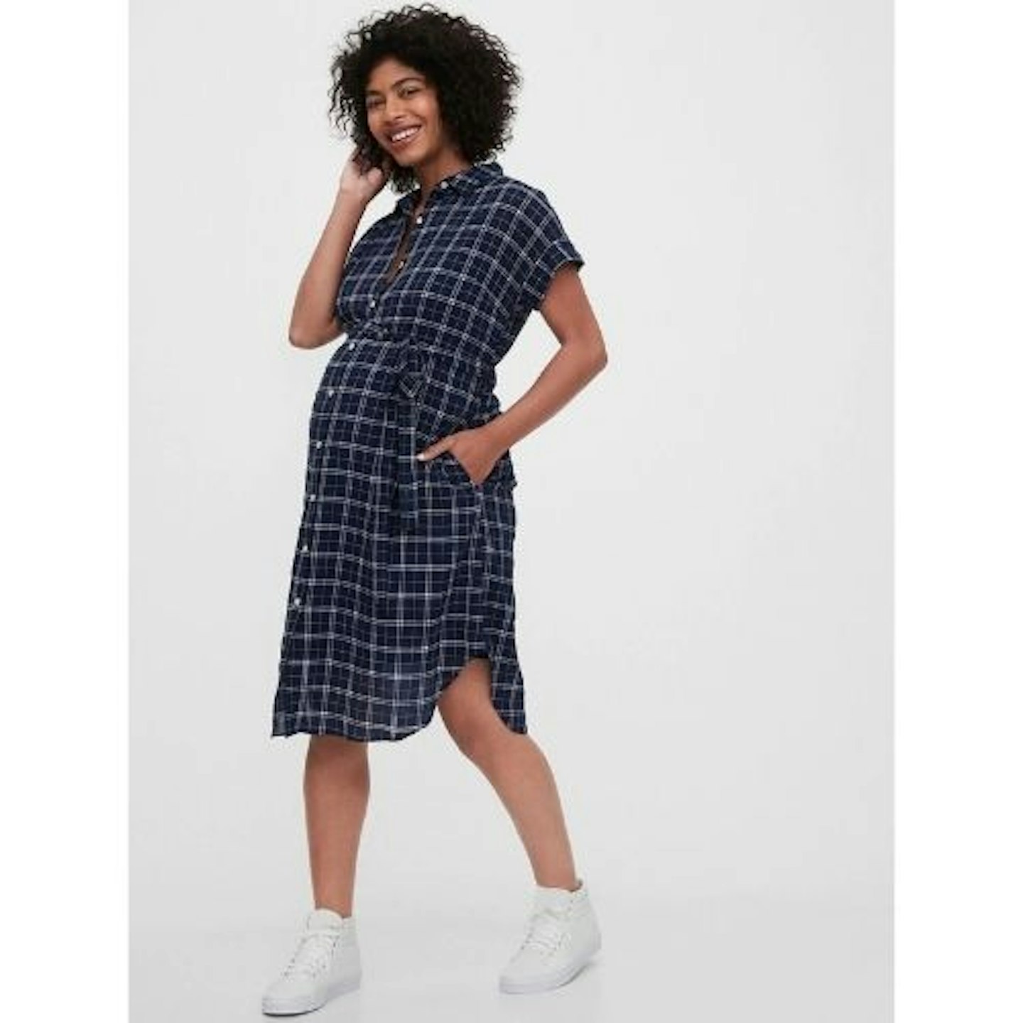 Maternity Midi Shirtdress