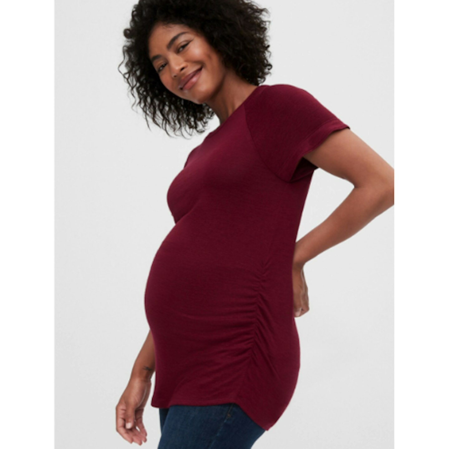 Maternity Softspun Raglan Sleeve Top Gap