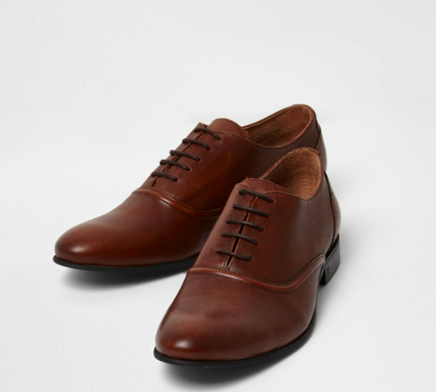 7) Leather lace Oxford shoes, £70, River Island