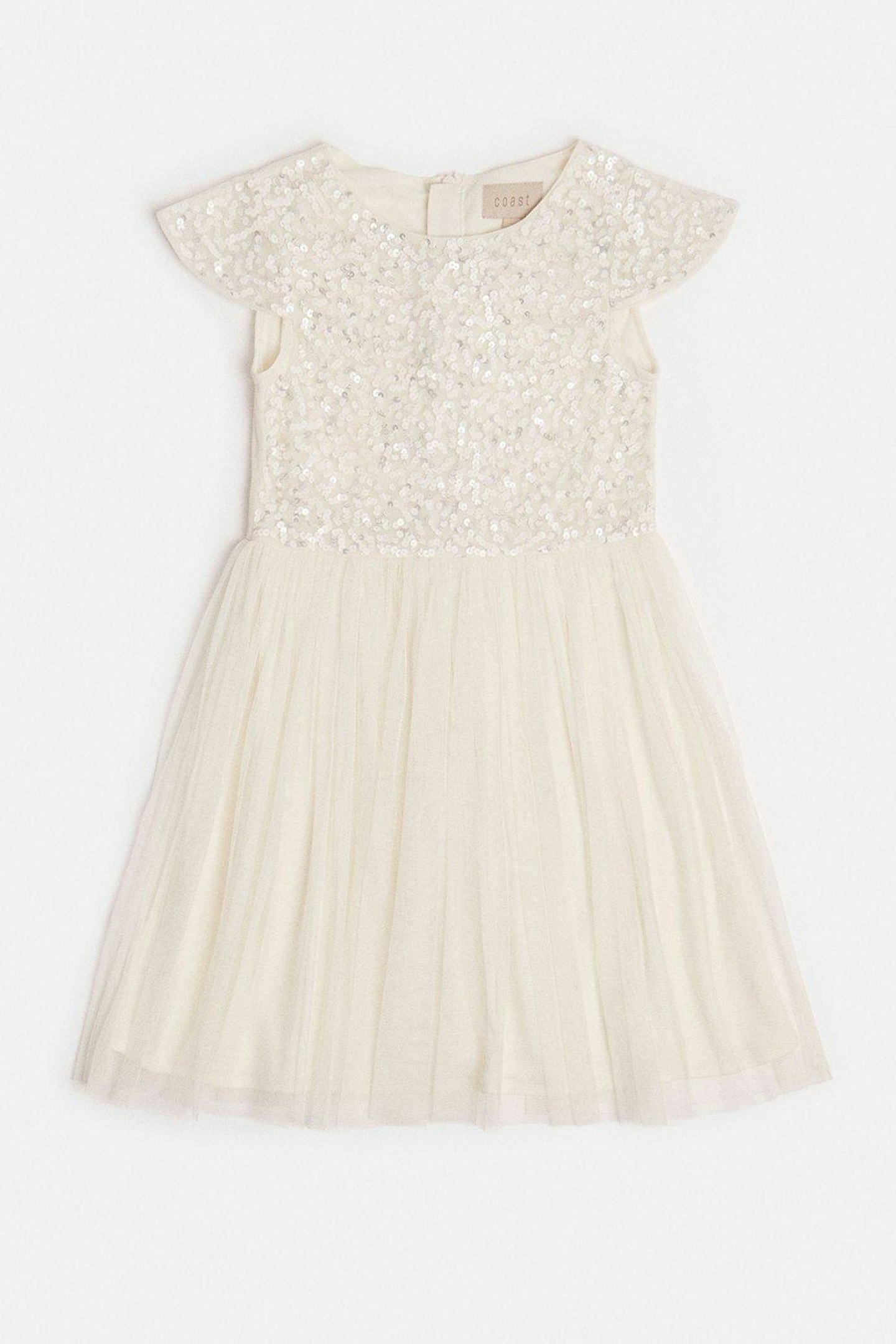 Girls sequin bodice dress