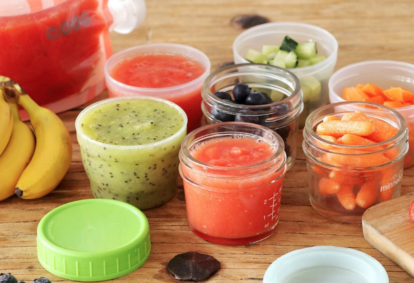 4 Oz. Small Containers with Lids [12 Pack] Small Snack Containers with  Twist Top Lids | Condiment Containers for Puree, Snacks, and More |  Reusable