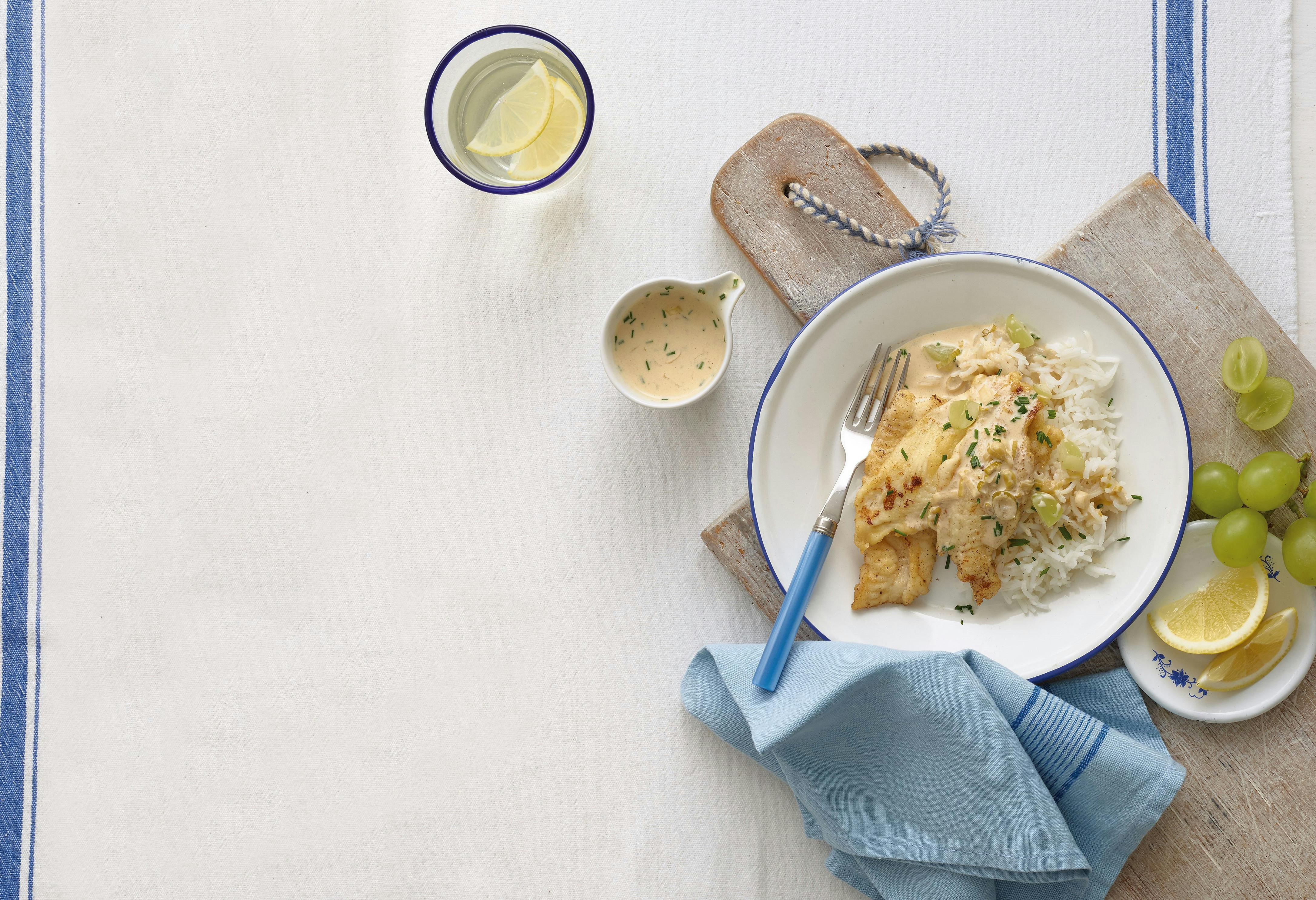 Goujons of sole with grapes by Annabel Karmel Family Life Mother & Baby