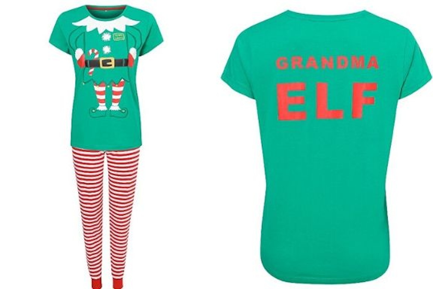 Grandma Elf Christmas Pyjamas
