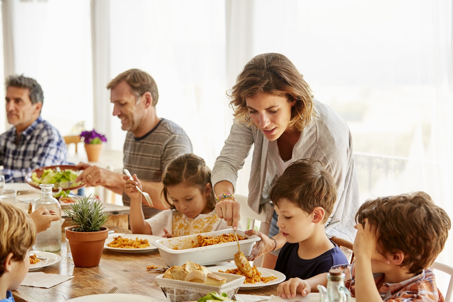 family dinner time