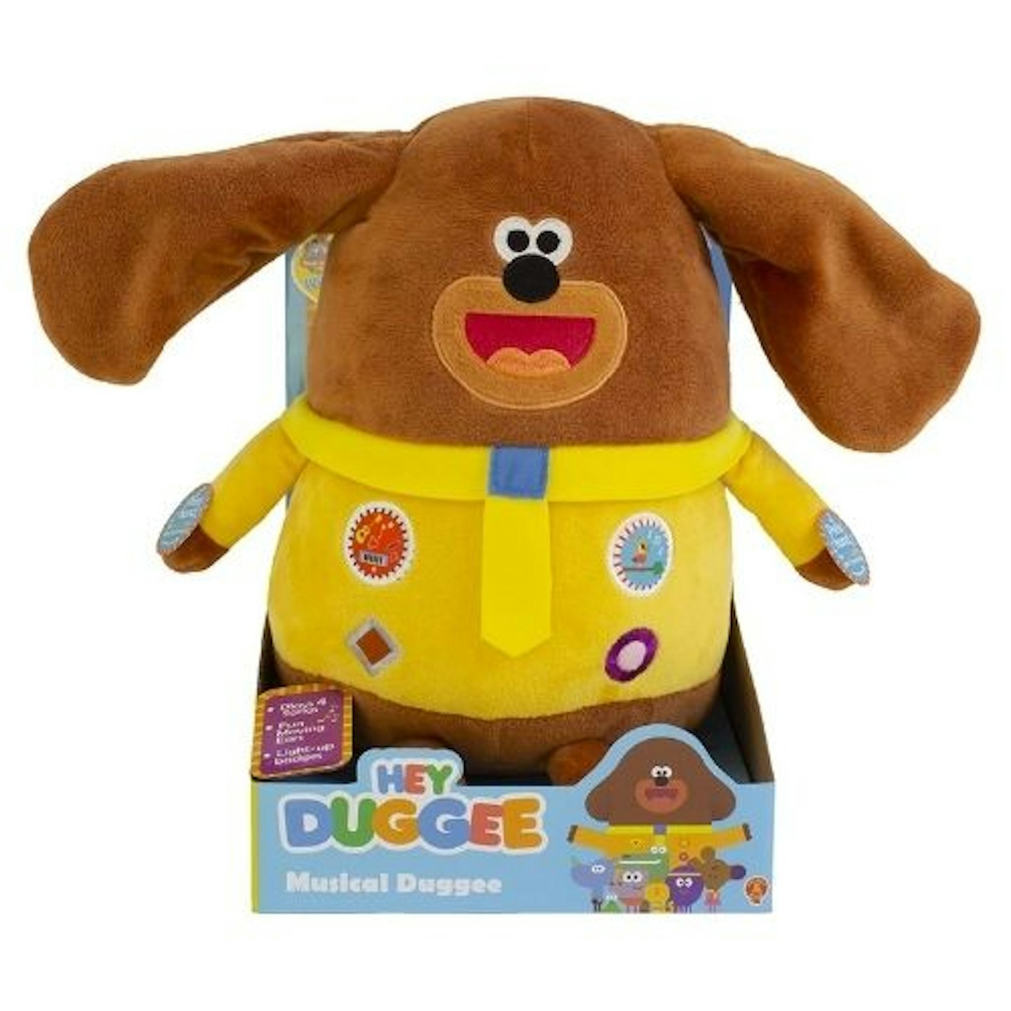 Hey Duggee Musical Duggee Soft Toy - musical toys for toddlers