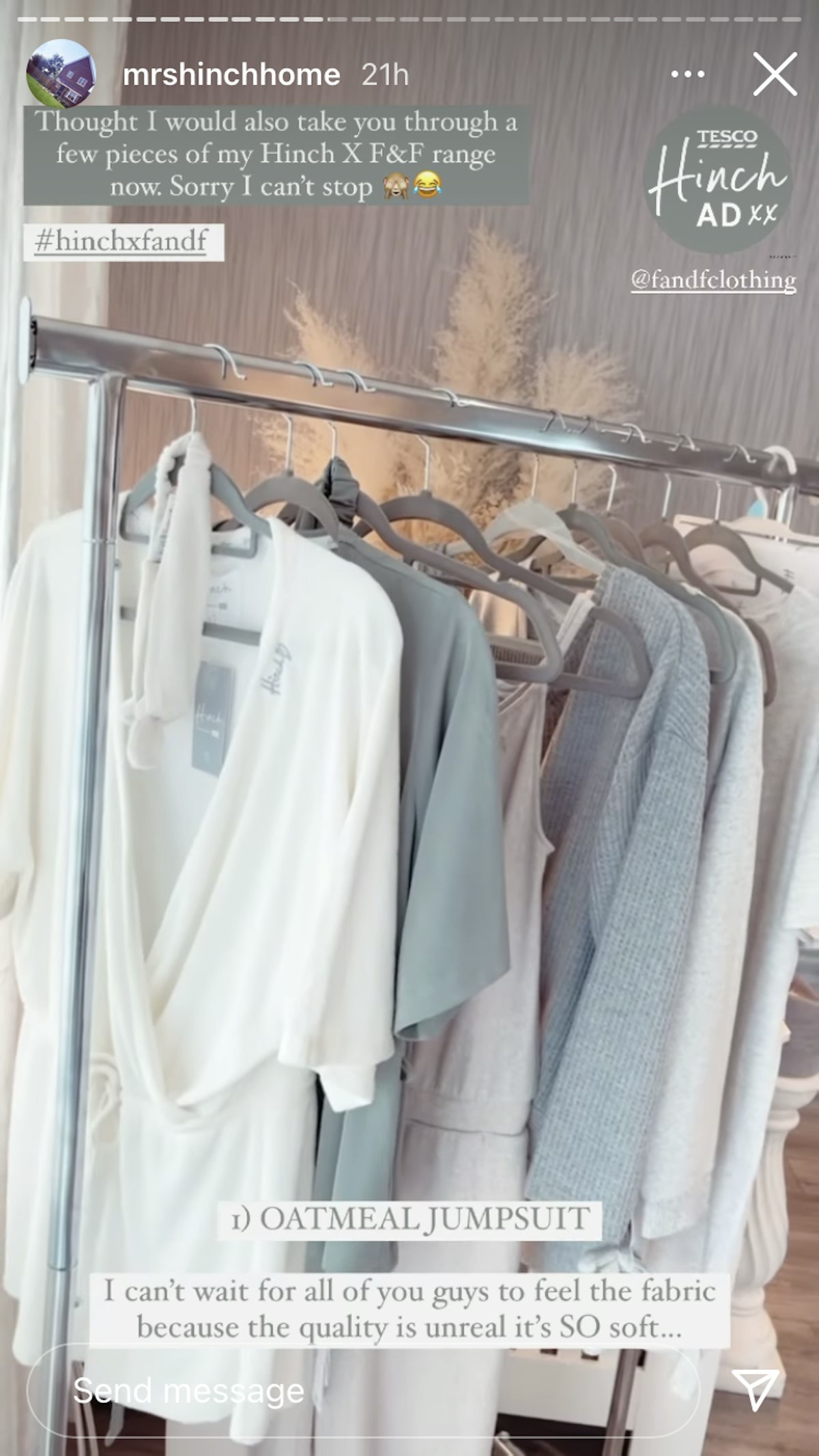 Mrs Hinch x Tesco collection