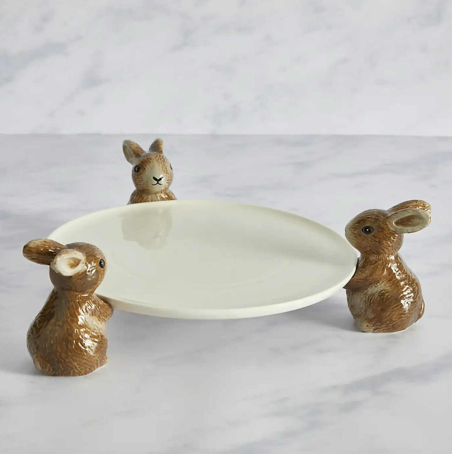   Homestead Rabbit Cake Plate 