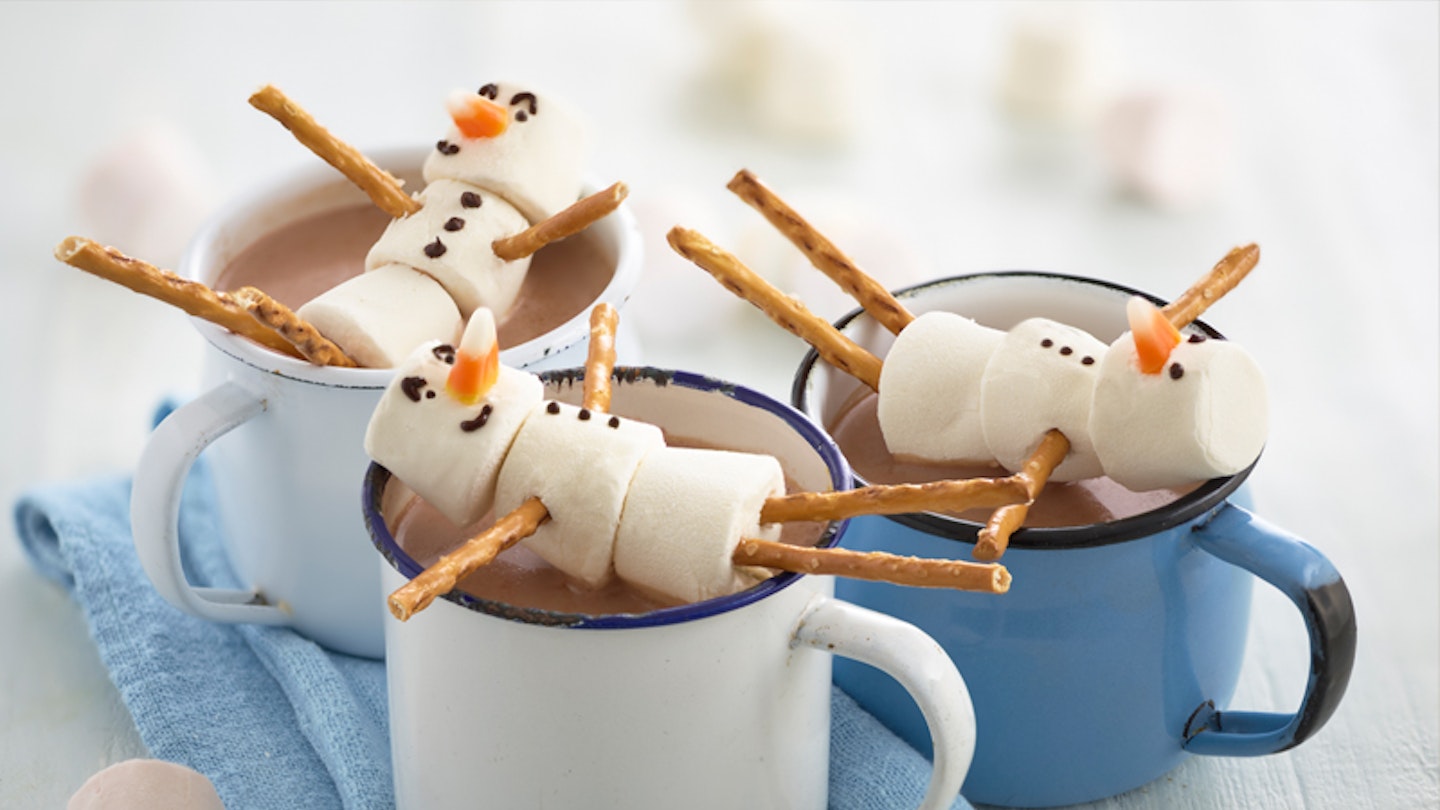 hot chocolate snowmen Annabel Karmel