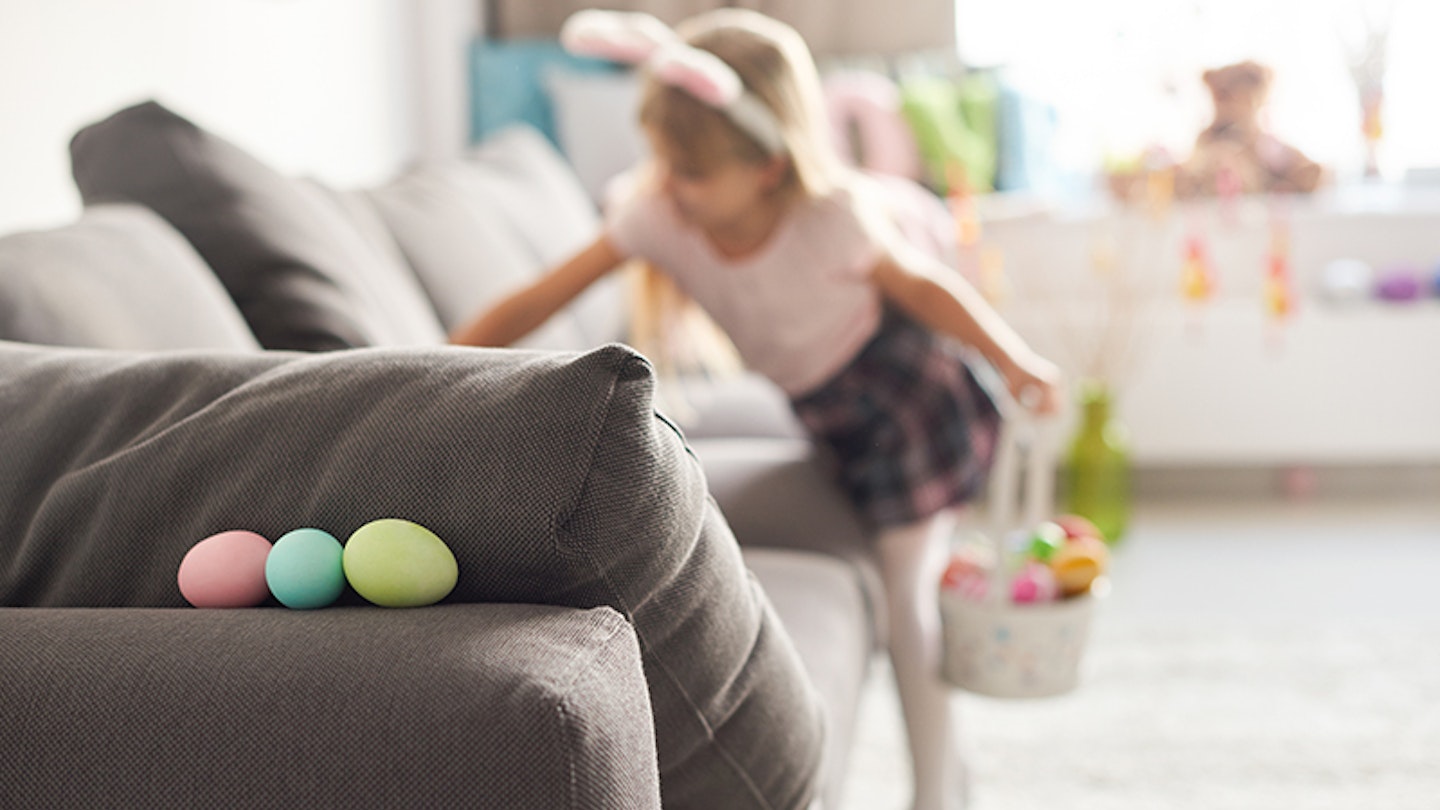 Indoor Easter egg hunt clues