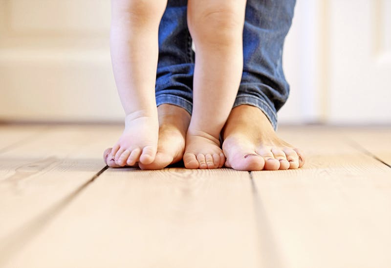 16 month old store walking on toes