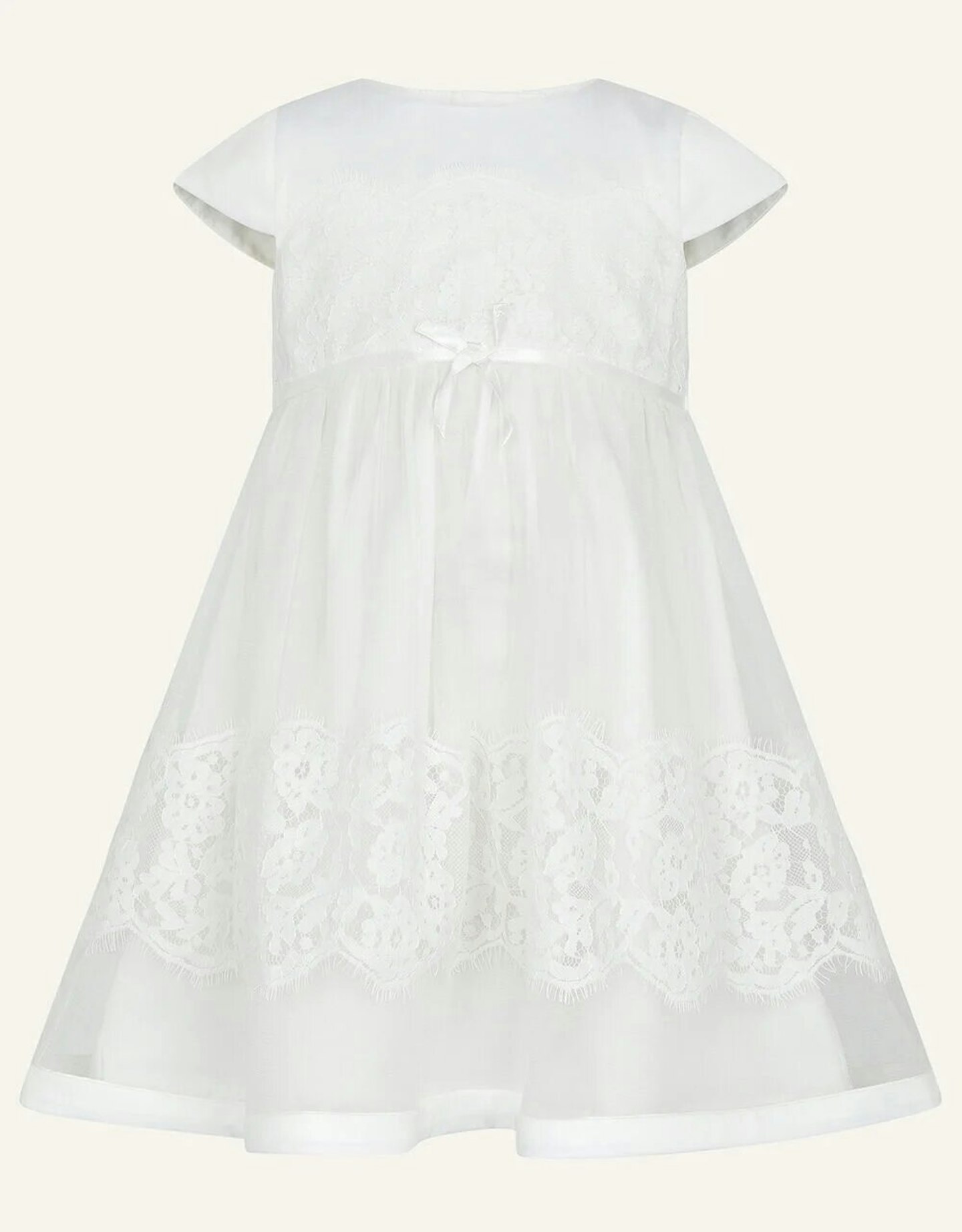 Baby Alovette Christening Dress Ivory