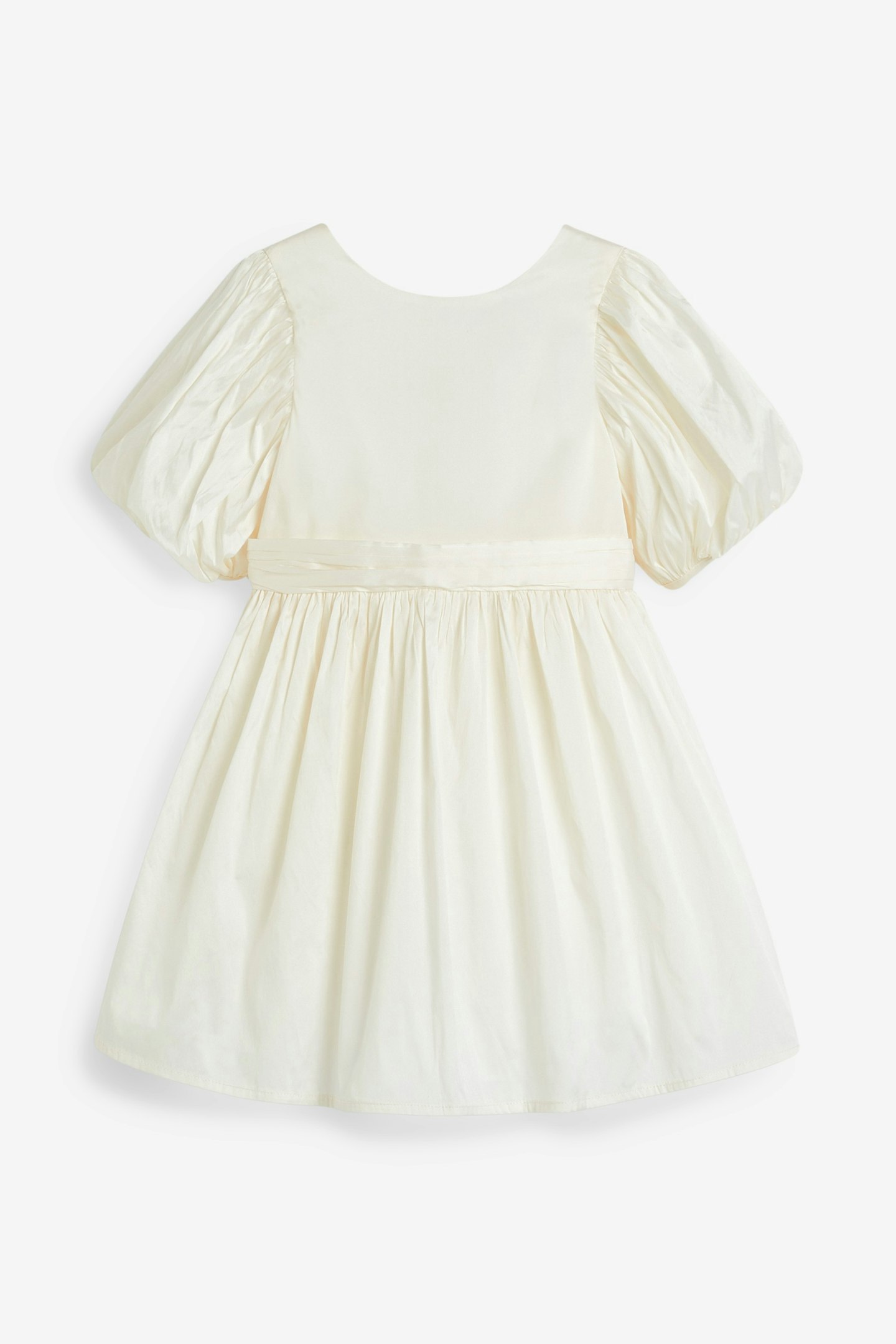 Ivory Taffeta Dress