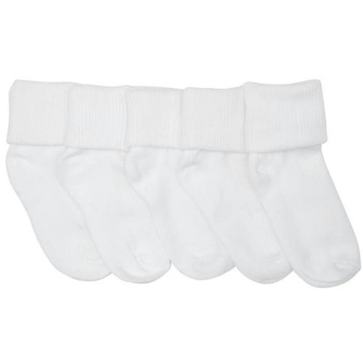 John Lewis u0026amp; Partners Babyu0026#039;s Organic Roll Top Socks