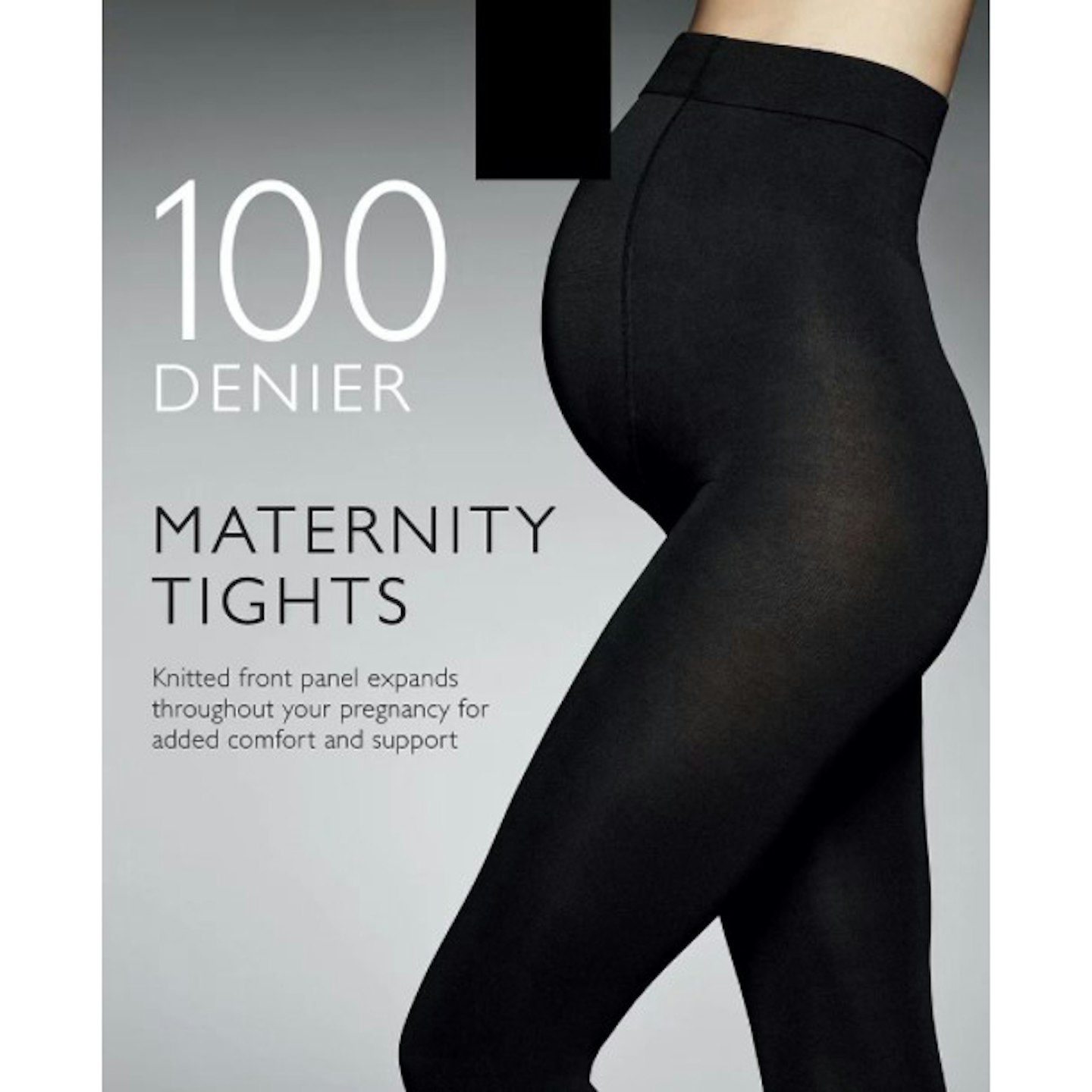 John Lewis 100 denier opaque maternity tights