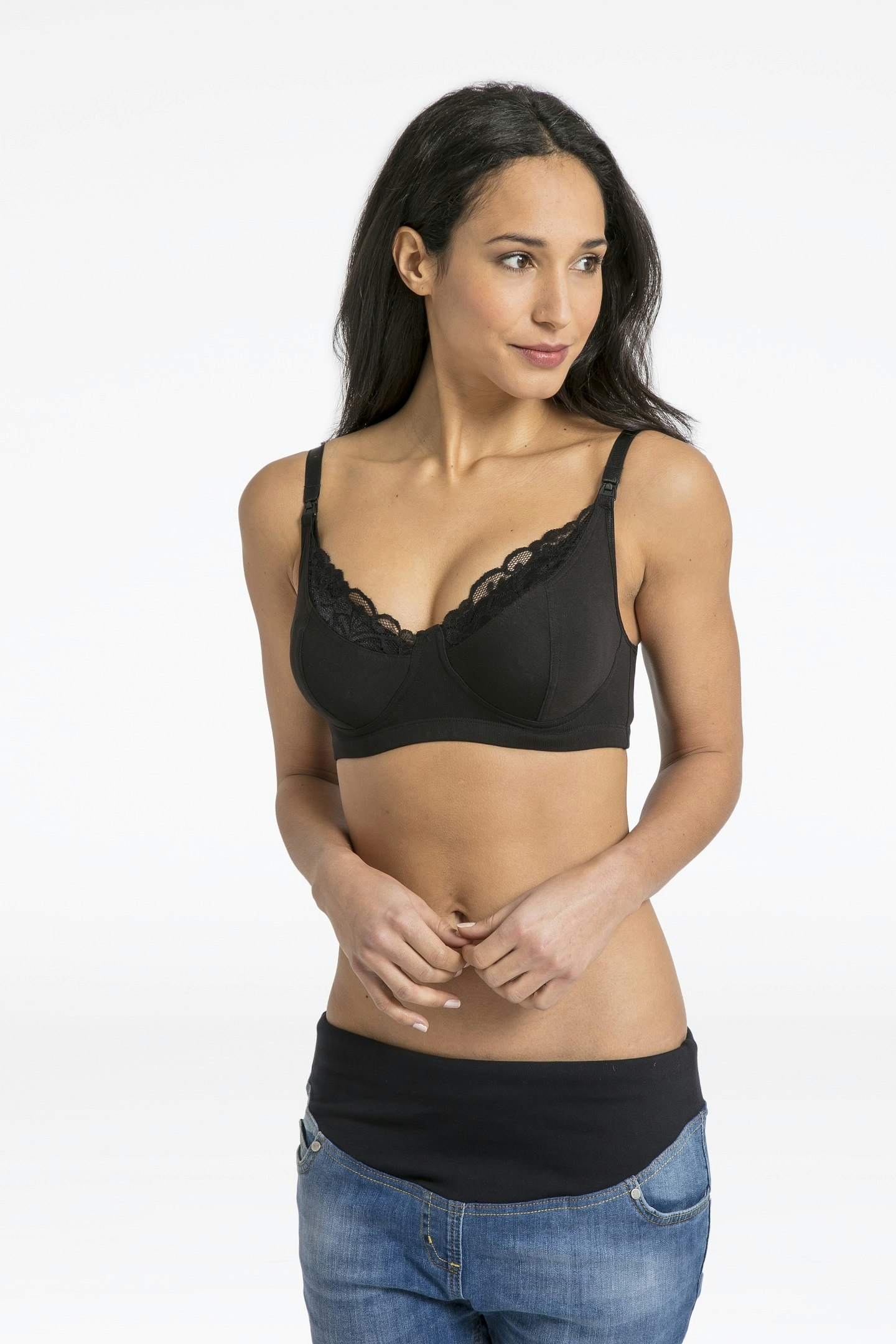 Lace Trim Maternity u0026 Nursing Bra, £15.00, jojomamanbebe.co.uk