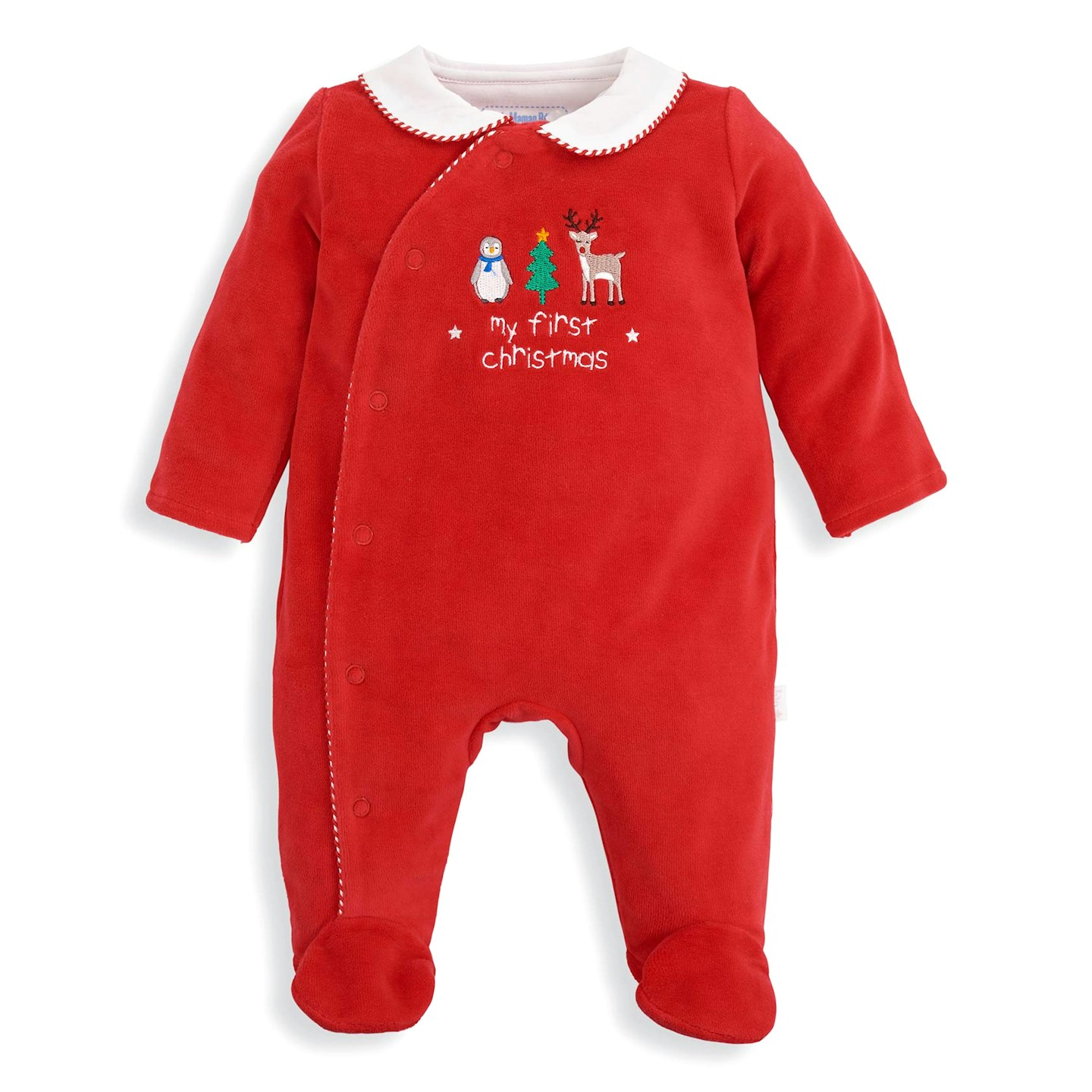 My First Christmas Baby Sleepsuit