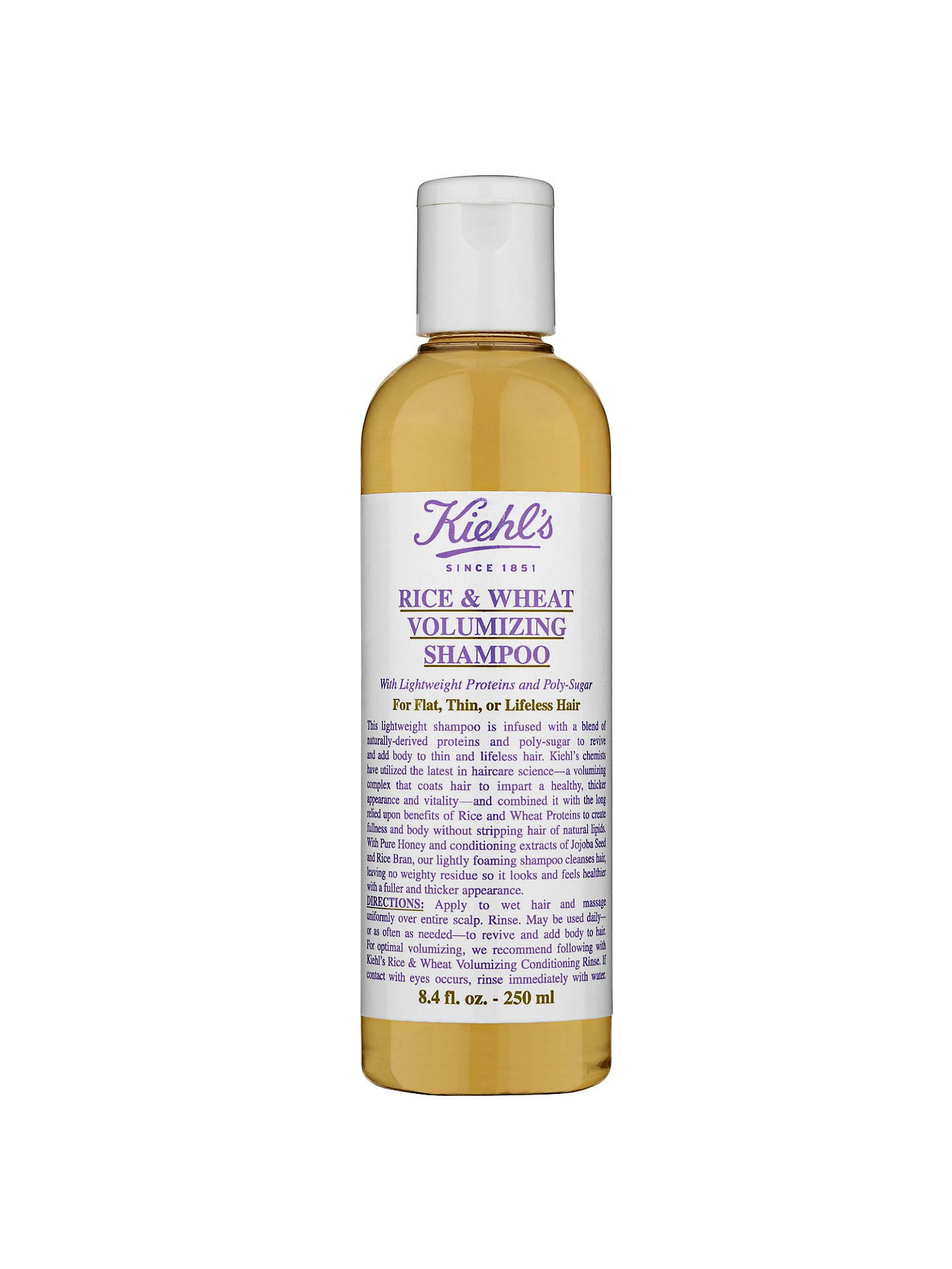 Kiehlu0026#039;s Rice and Wheat Volumising Shampoo