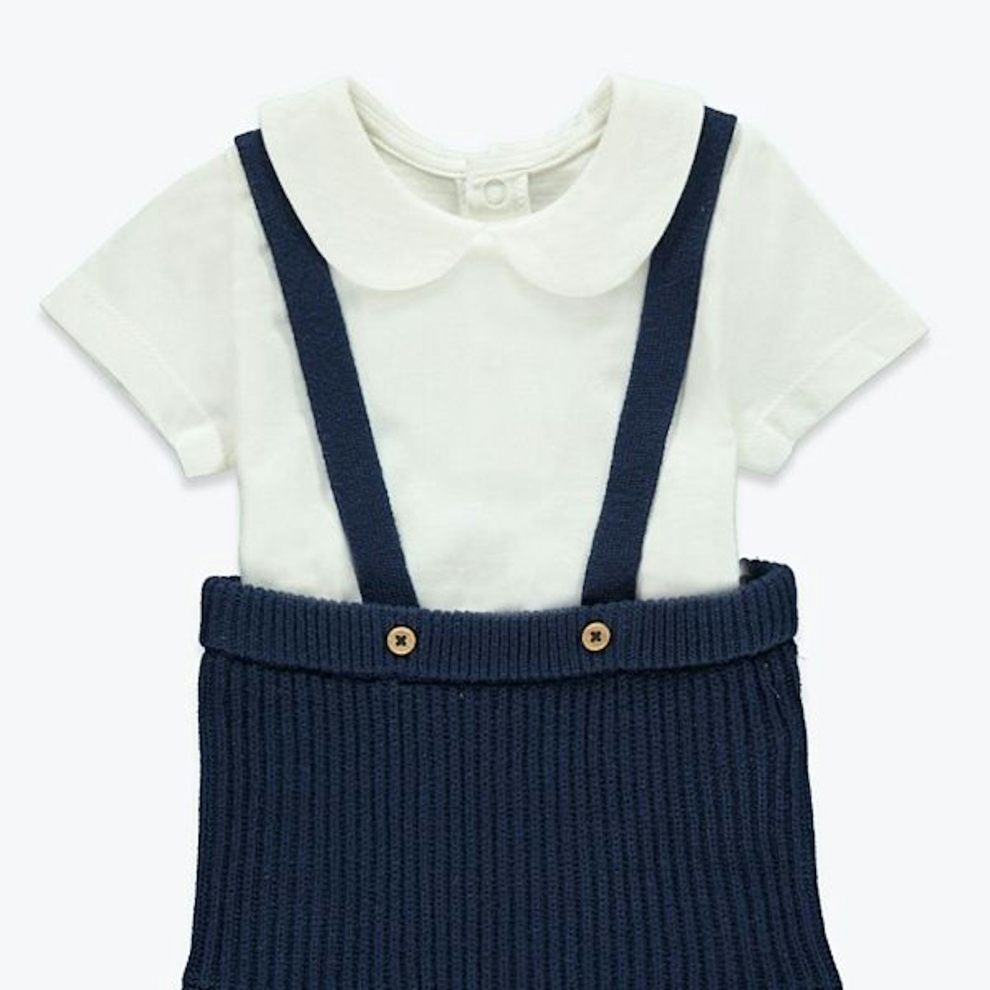 Boys Knitted Romper u0026amp; T-Shirt Set