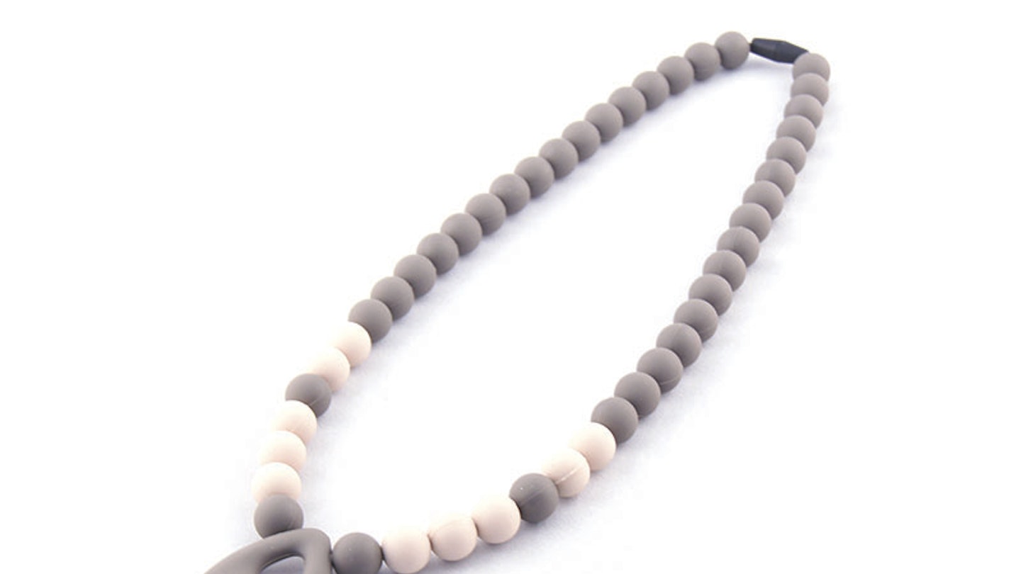 Koo-di Choos Beige Pendant Teether Necklace