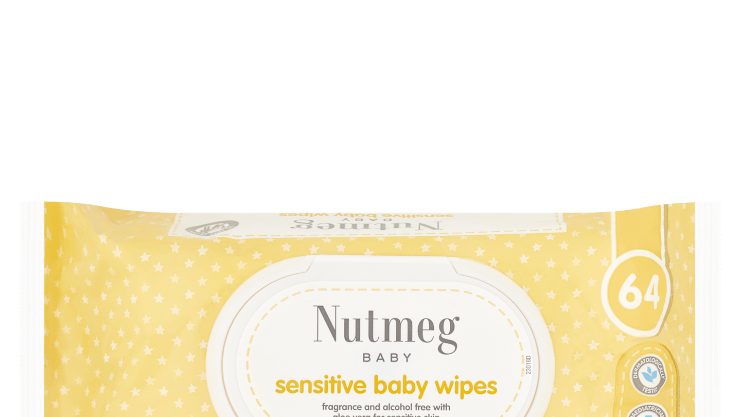 Morrisons Nutmeg Baby Sensitive Wipes