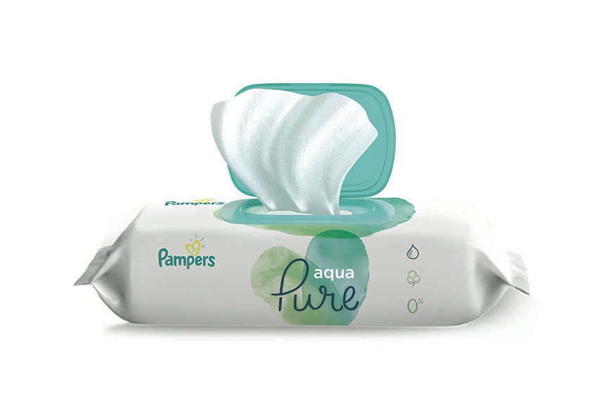 Pamper hot sale aqua wipes