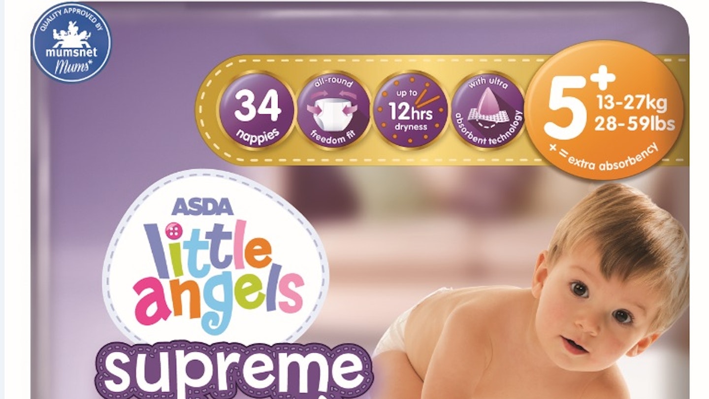ASDA Little Angels Supreme Protection Nappies