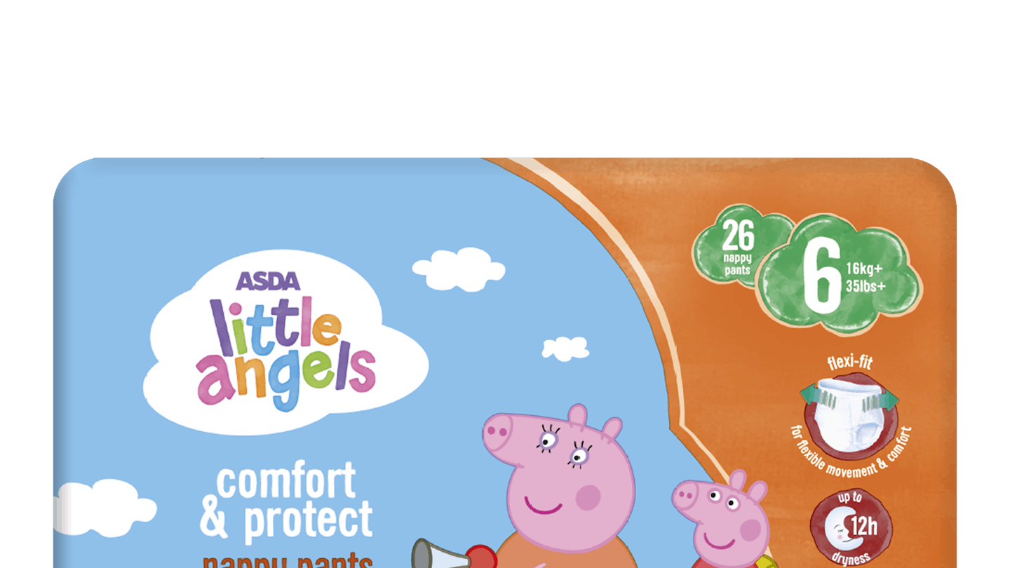 Asda size online 6 nappies