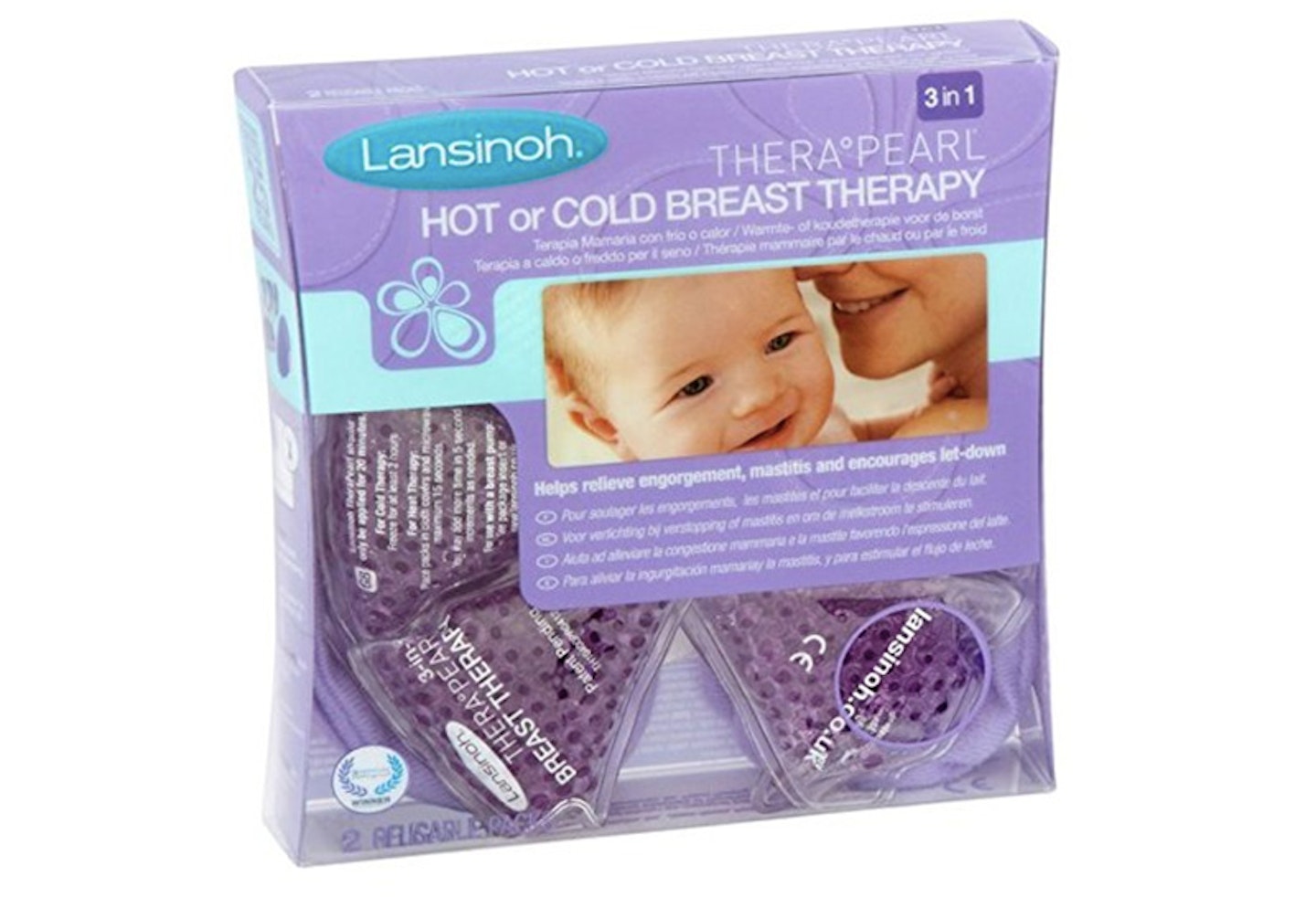 Lansinoh Therapearl 3 In 1 Hot Or Cold Breast Therapy 