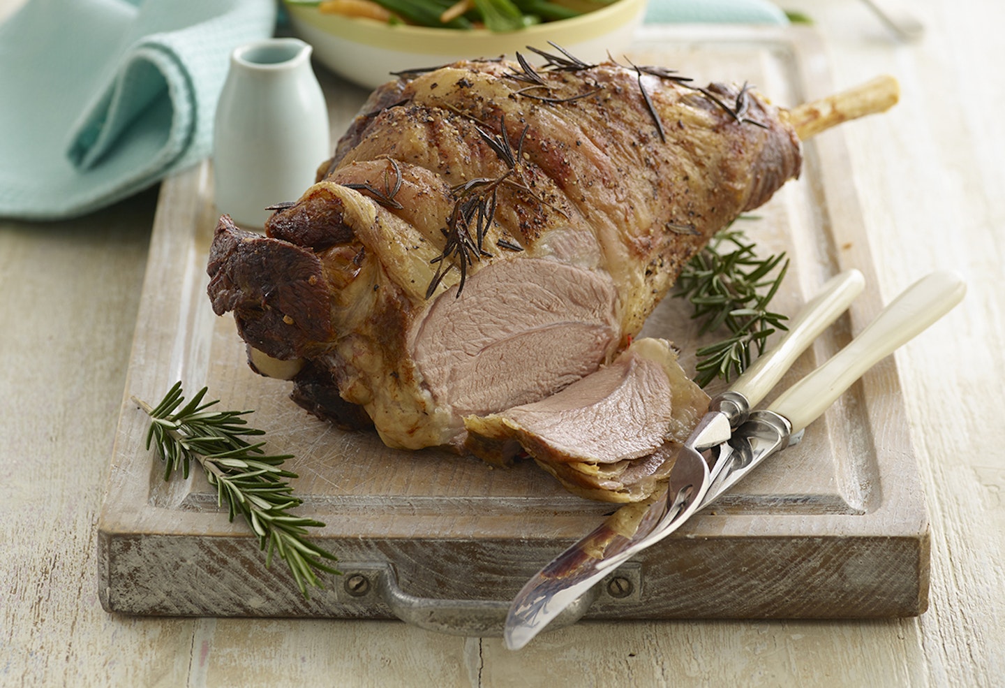 Leg of lamb with spring vegetables by Annabel Karmel 
