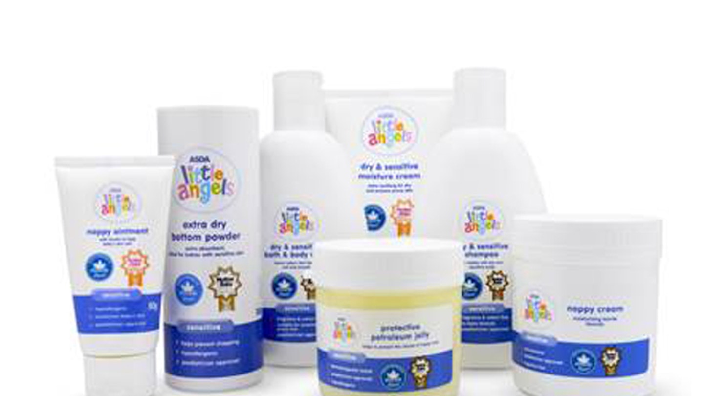Asda little angels extra care skincare