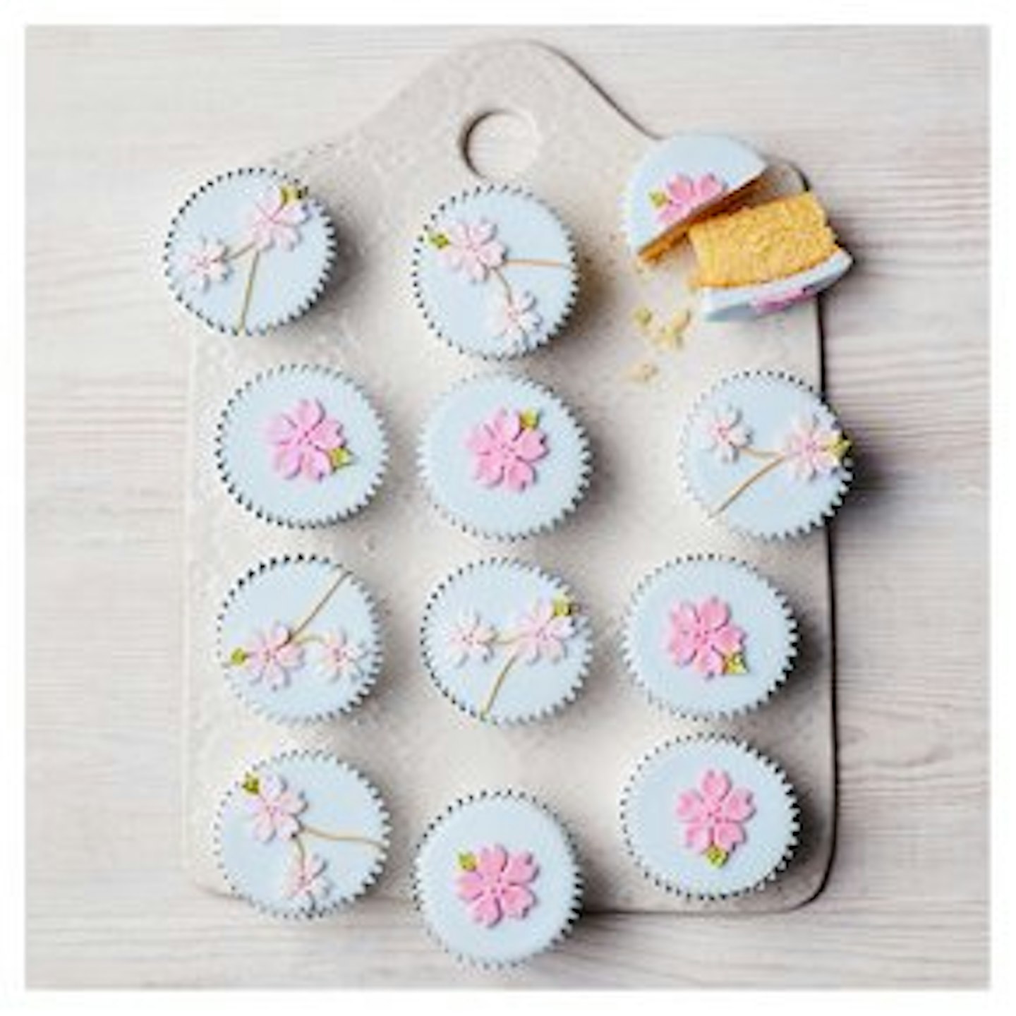 Waitrose Cherry Blossom Cupcakes