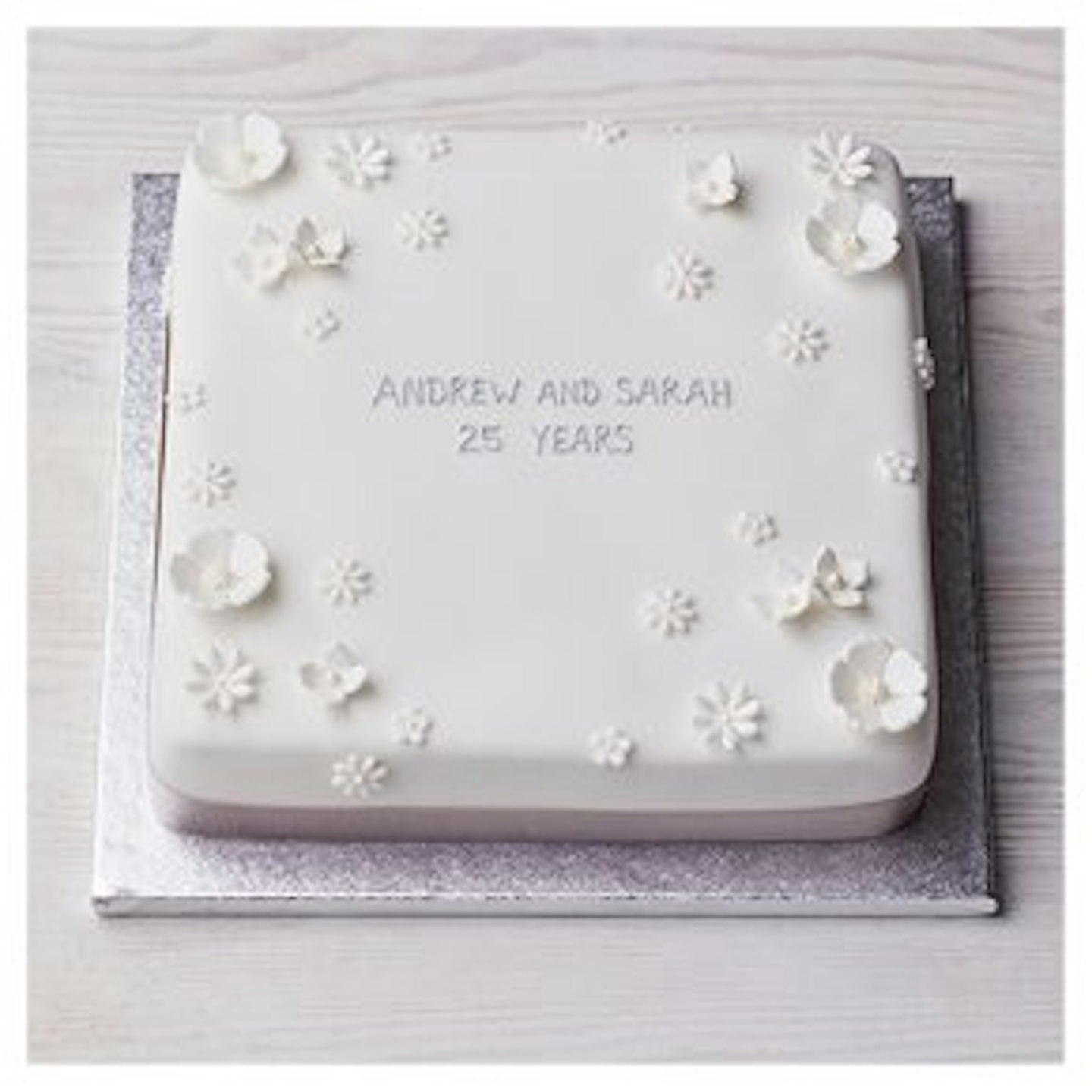 Waitrose Silver Celebration Cake 