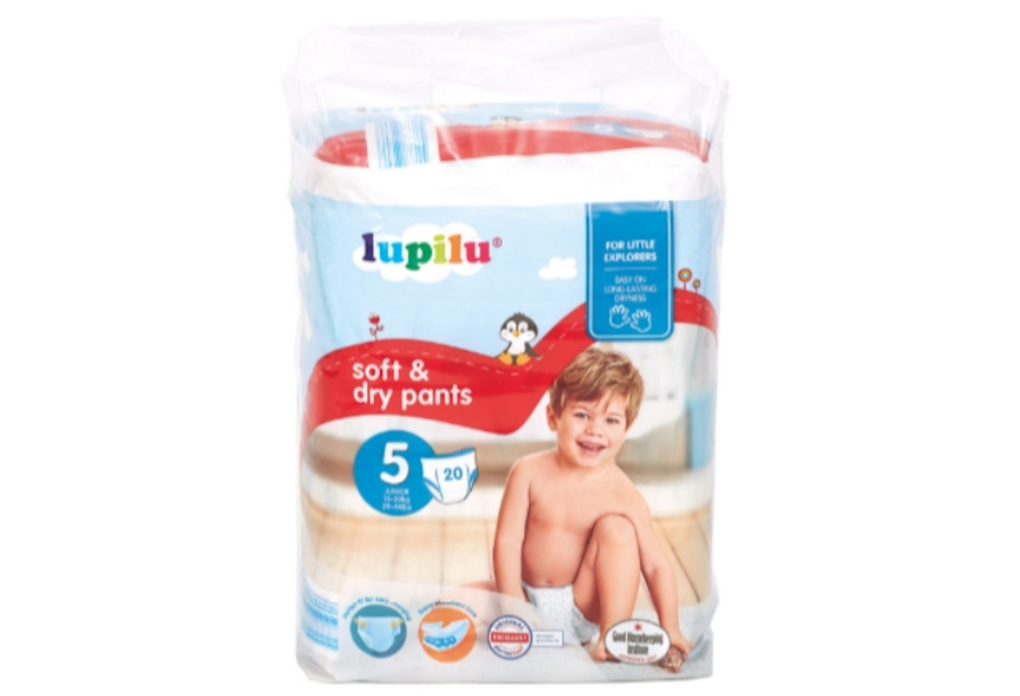 Lupilu Size 6 Extra Large Baby Pants 32 PACK big pack