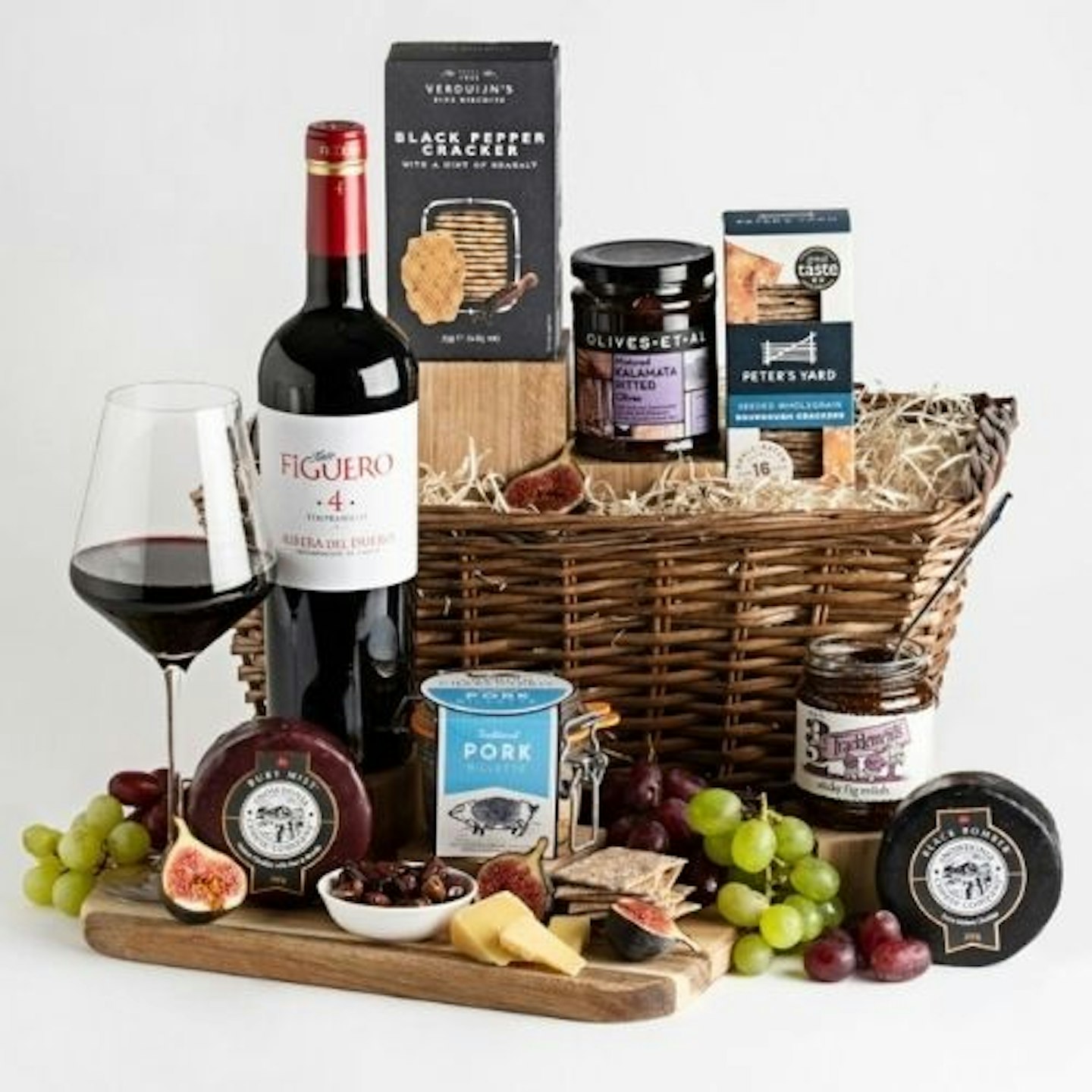 Luxury Wine, Cheese u0026amp; Rillette Hamper