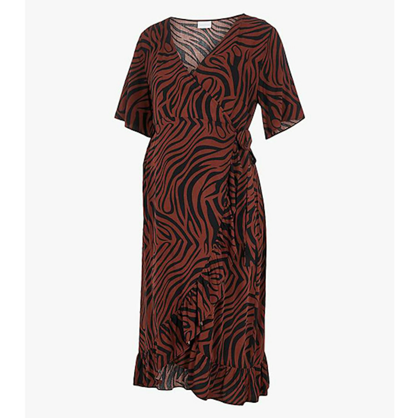 Mamalicious Mlzebra Maternity Wrap Dress