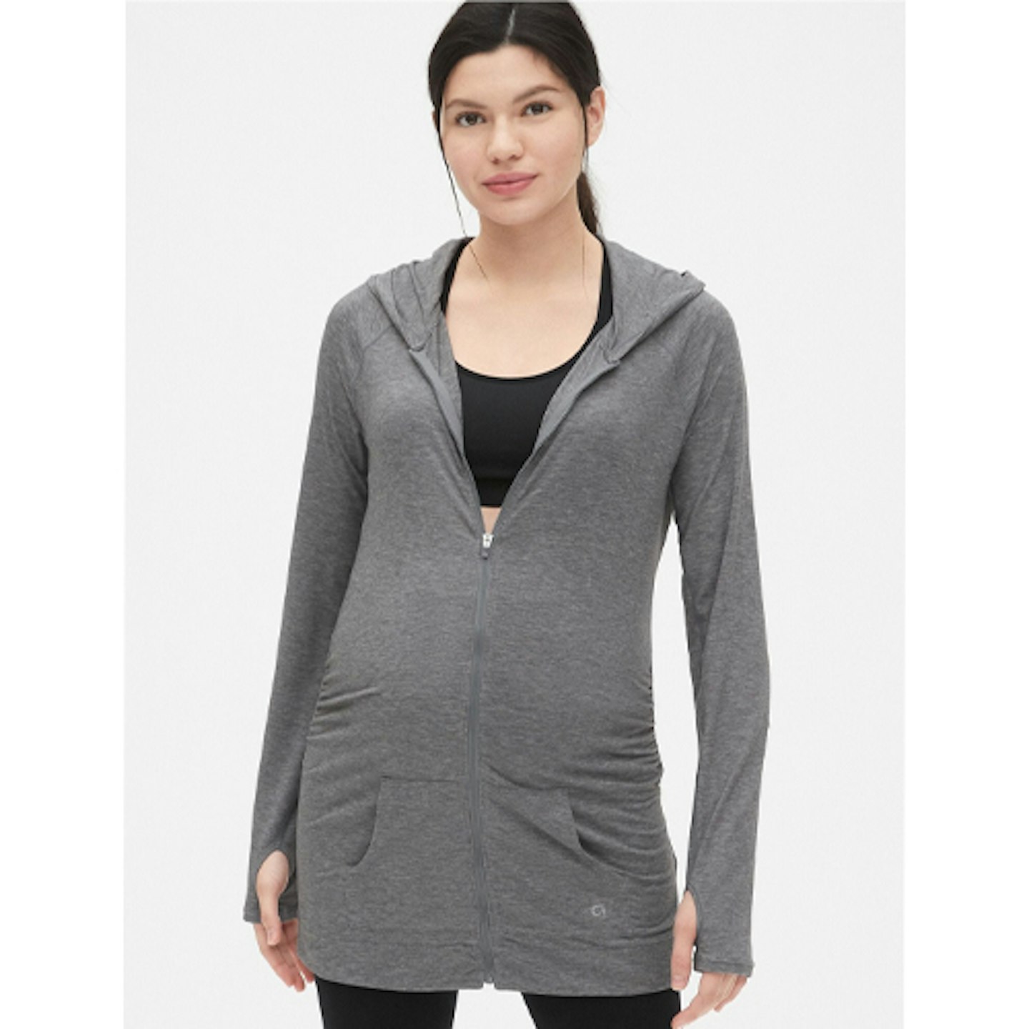 Maternity GapFit Breathe Zip Hoodie