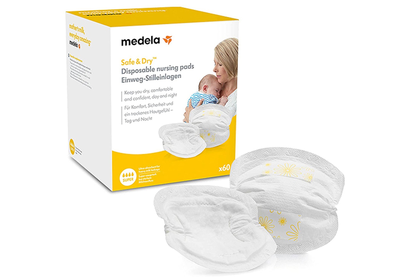 Medela Disposable Nursing Pads 4 Count breast feeding baby shower mom to be