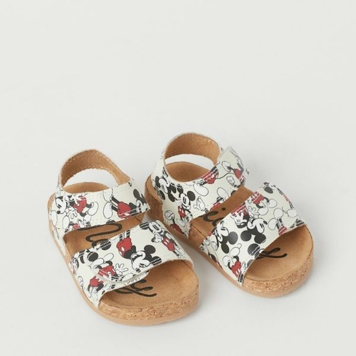 Mickey Mouse Patterned Sandals