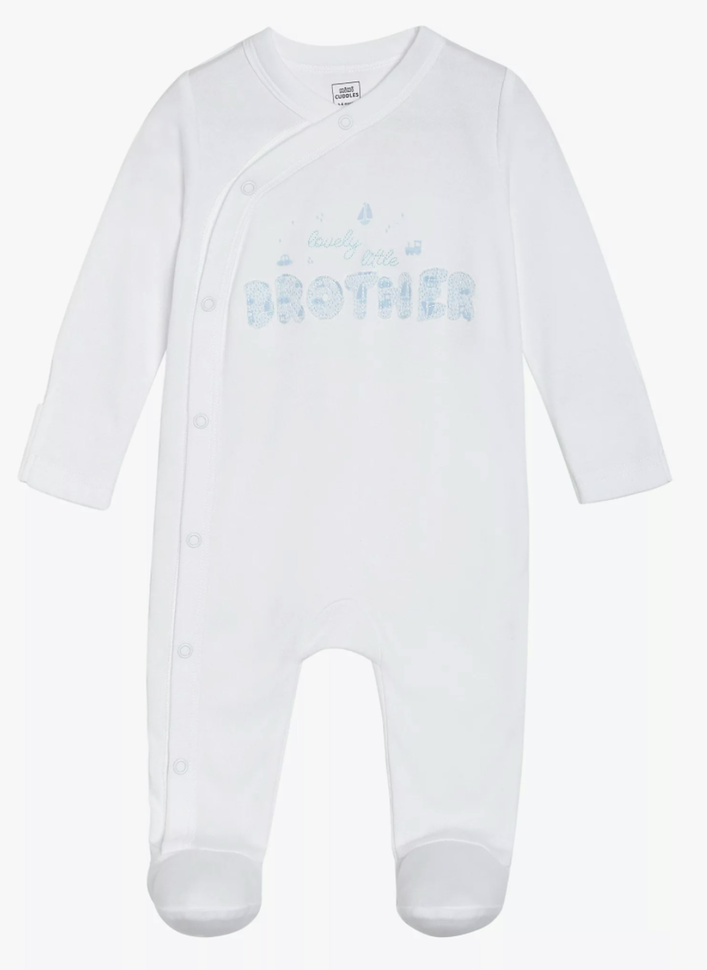 Mini Cuddles Baby Lovely Little Brother Sleepsuit
