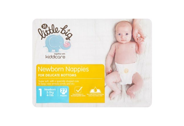 Morrisons nappies best sale size 1