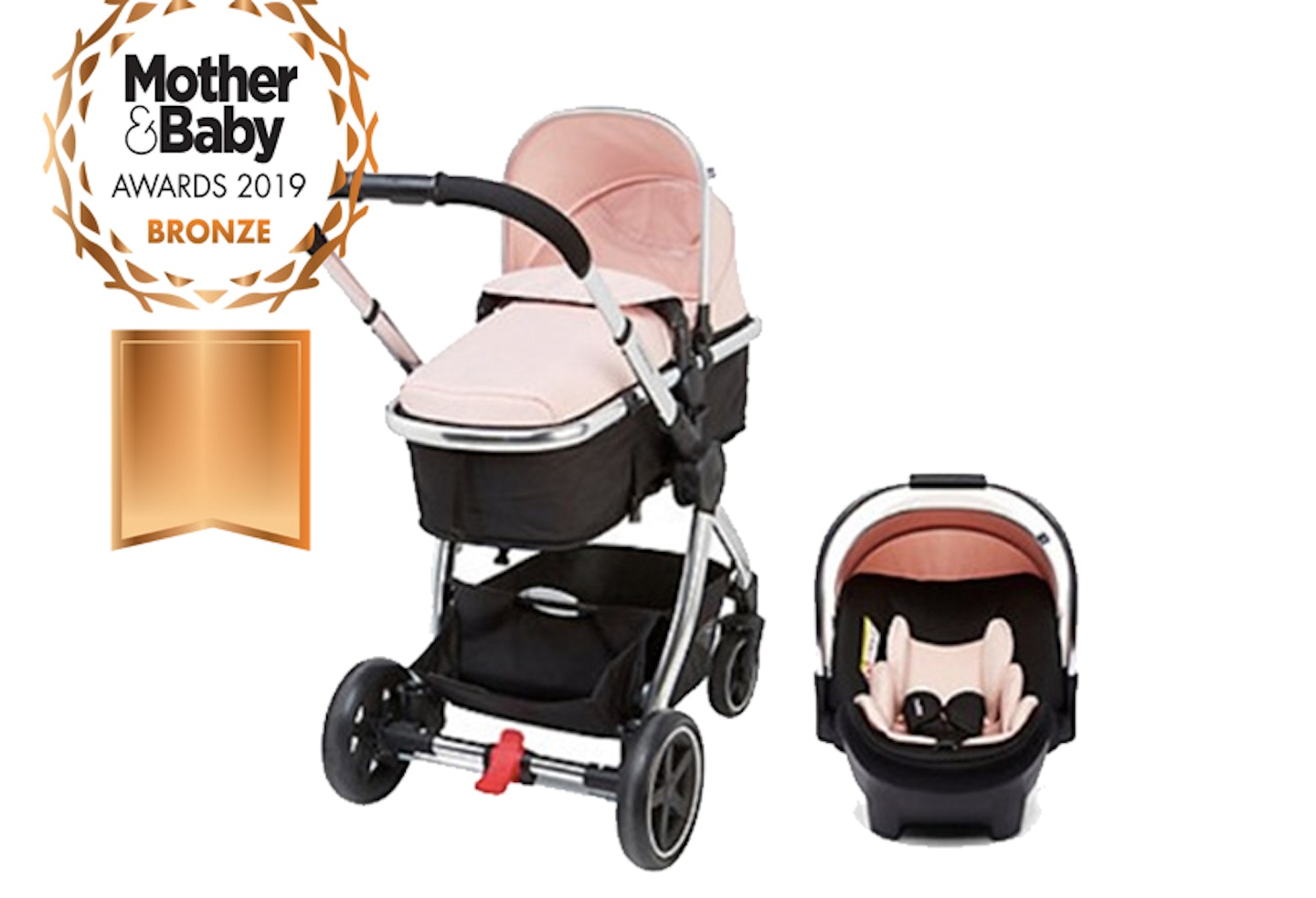 mothercare journey travel system pink