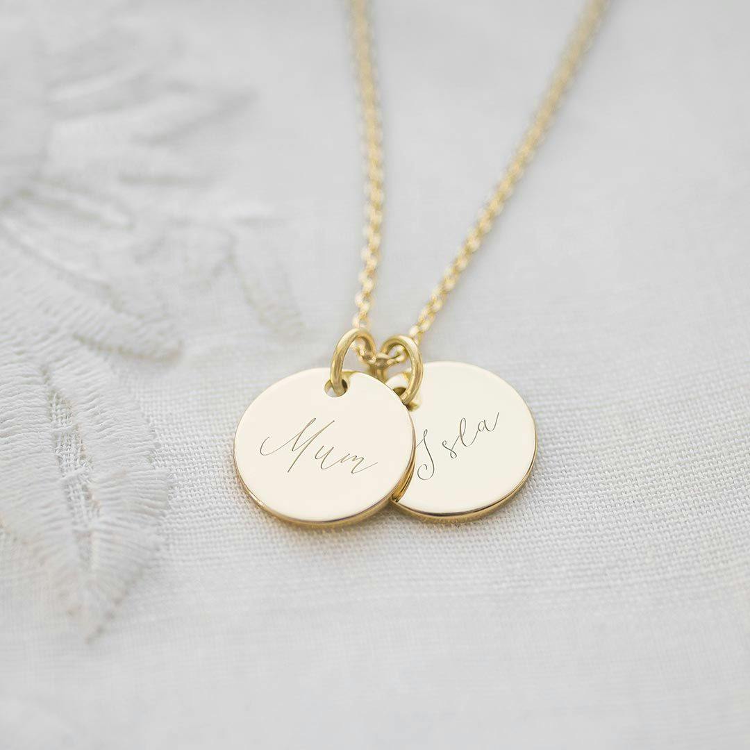 Personalised Silver Heart Shaped Mum Necklace | IndiviJewels
