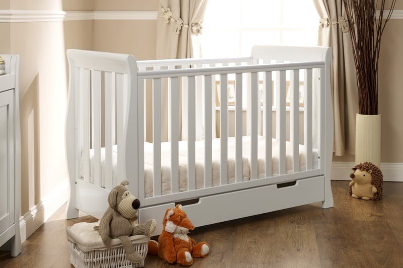 Mini sleigh cot bed hotsell