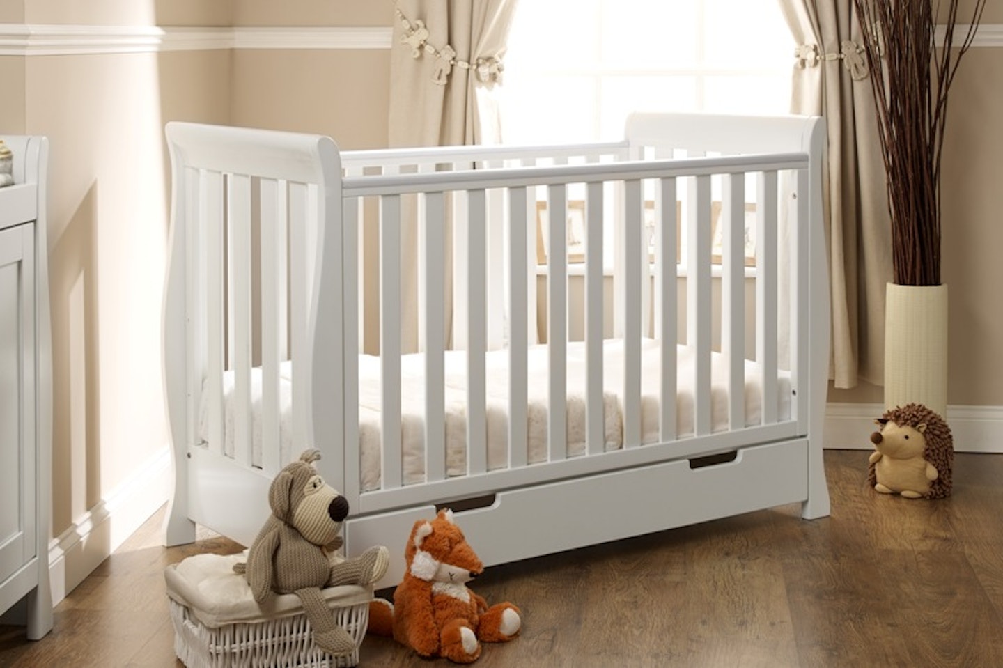 obaby lincoln sleigh cot bed mattress
