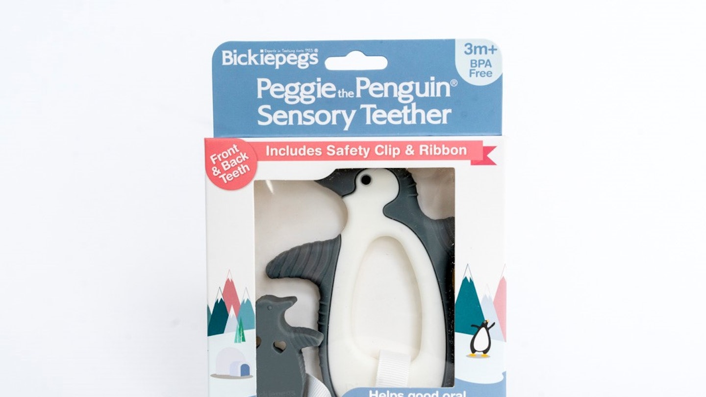 Bickiepegs Peggie the Penguin® Sensory Teether