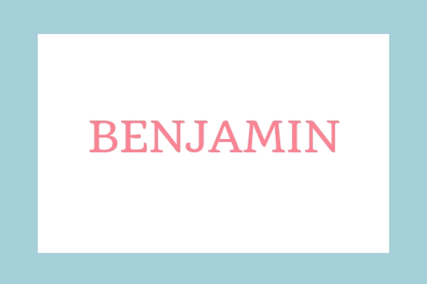 Benjamin